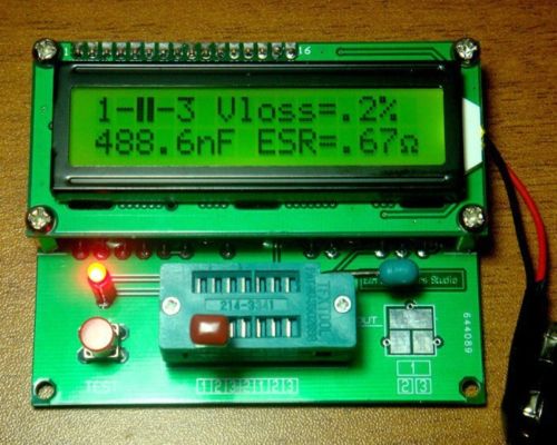 Transistor Tester Capacitor ESR Inductance Resistor LCR Meter NP
